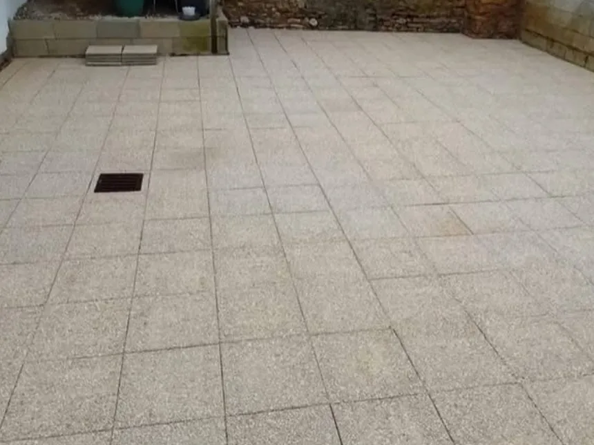 Terrasse nettoyée